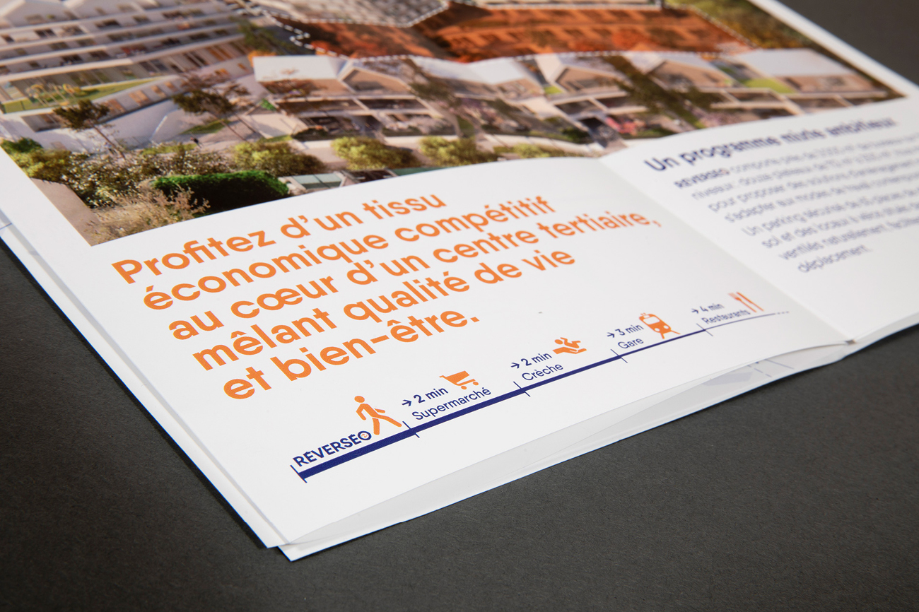 Graphisme campagne communication promotion immobilière Adim Île‑de‑France Waixing visuel cohérent typographie