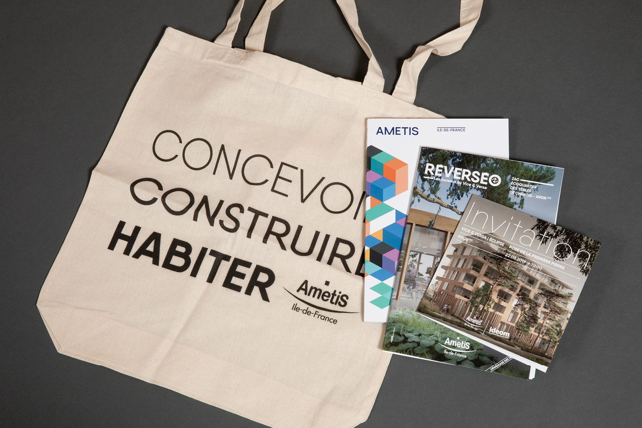 Graphisme campagne communication promotion immobilière Adim Île‑de‑France Waixing mise en page visuel marketing