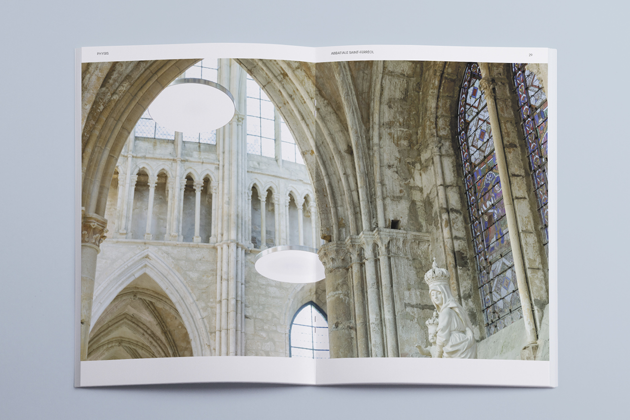 Design graphique catalogue exposition art contemporain Thierry Bonne Waixing mise en page installation Physis