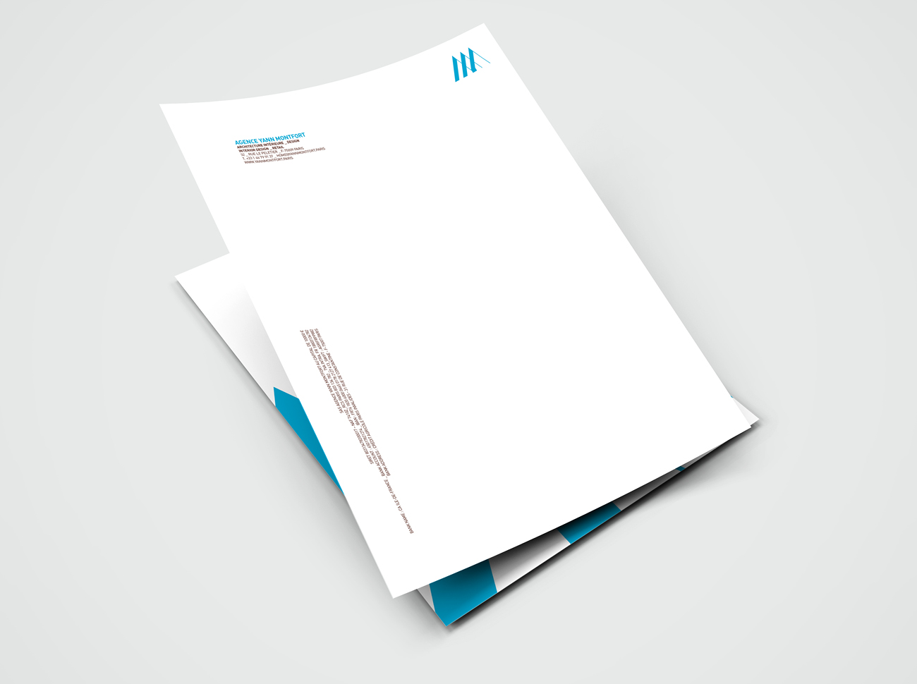 Papier à lettre Yann Montfort.