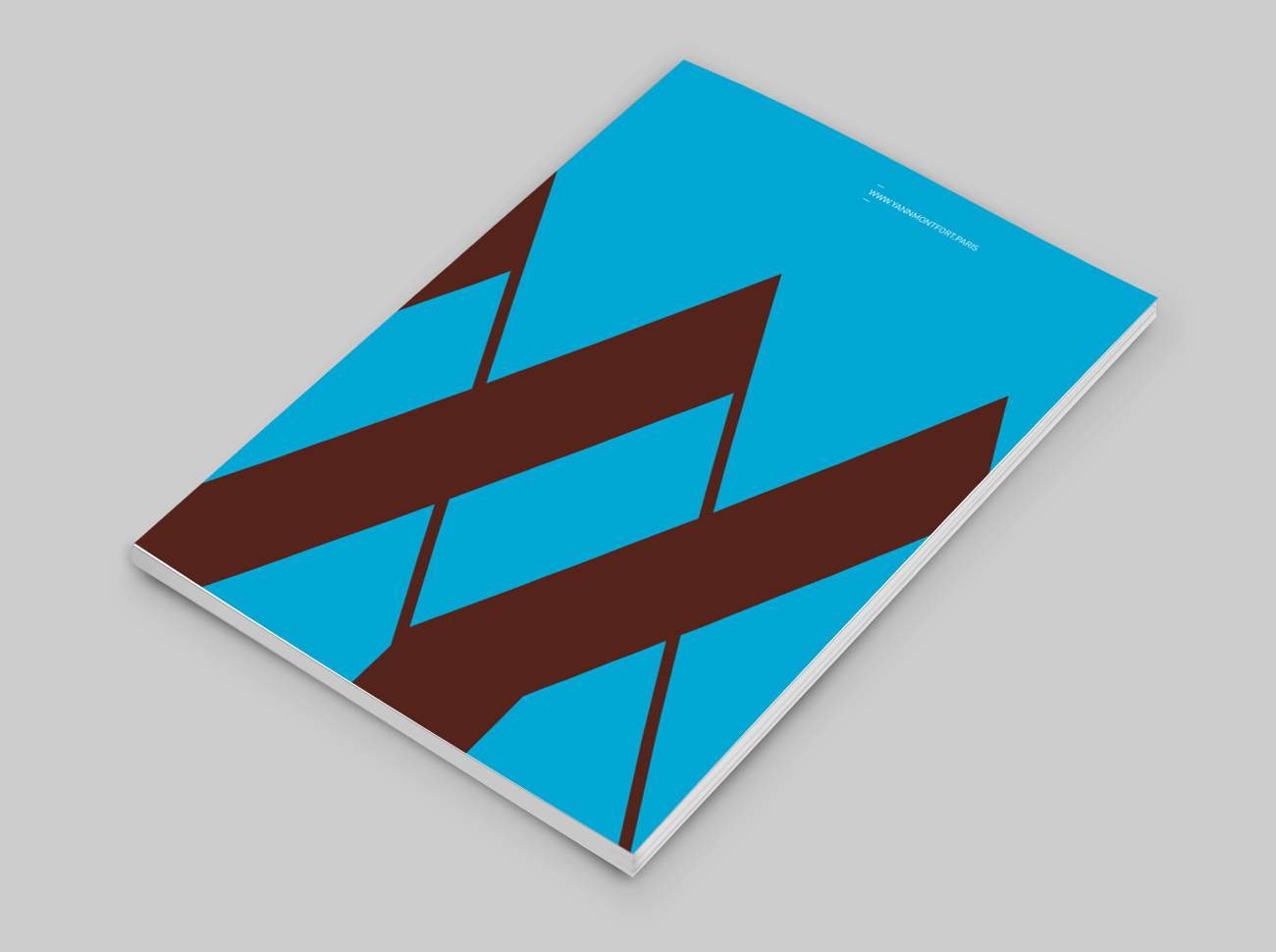 Maquette couverture carnet Agence Yann Montfort design éditorial