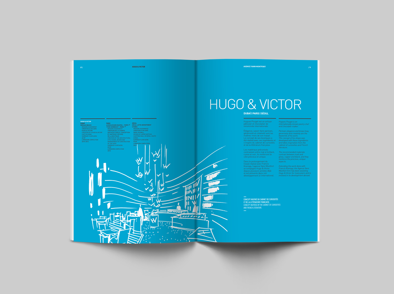 Composition typographique design éditorial Agence Yann Montfort