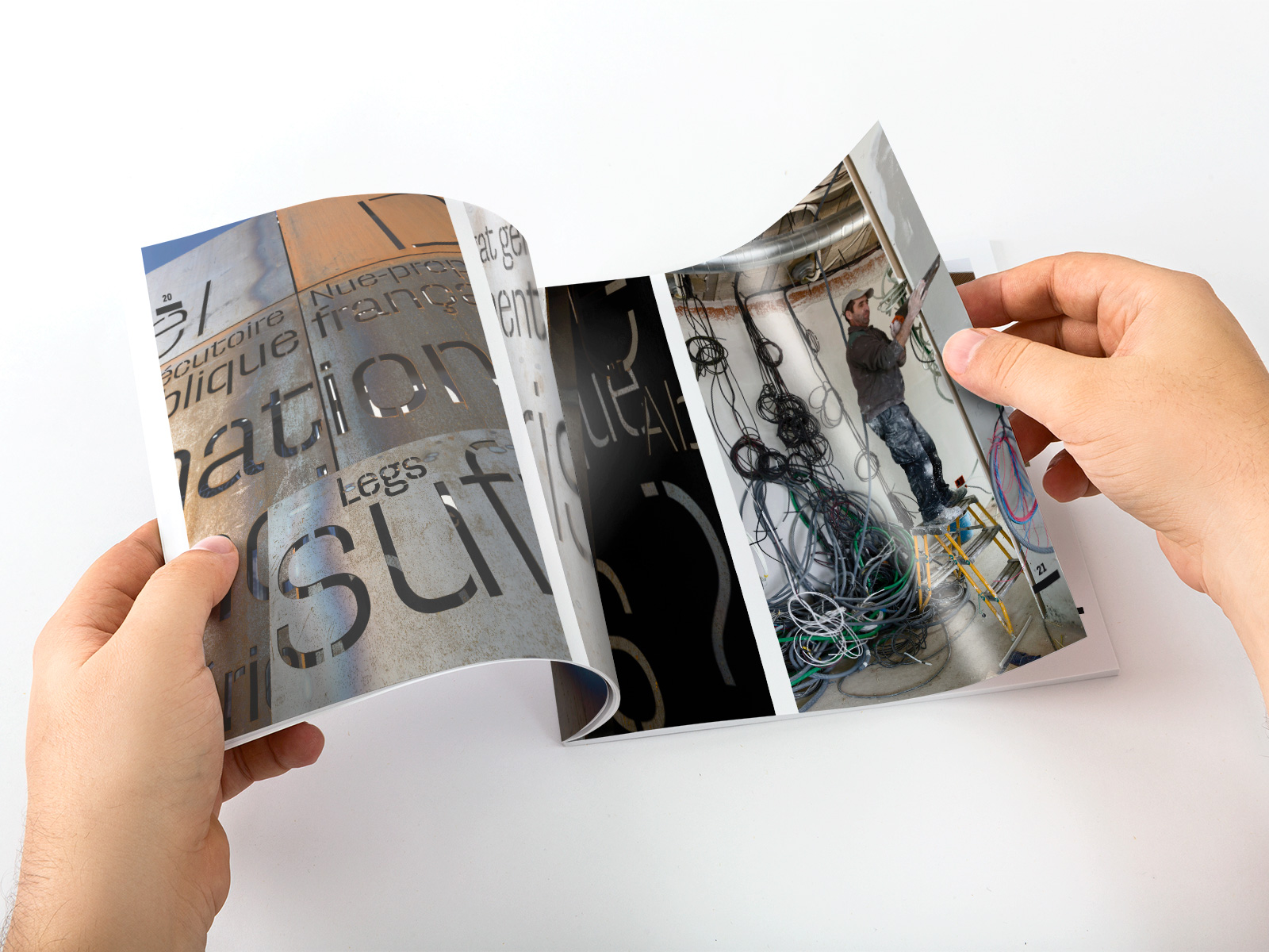 Graphisme éditorial catalogue photographies Dureuil Ast Carcelle Waixing mise en page images portraits