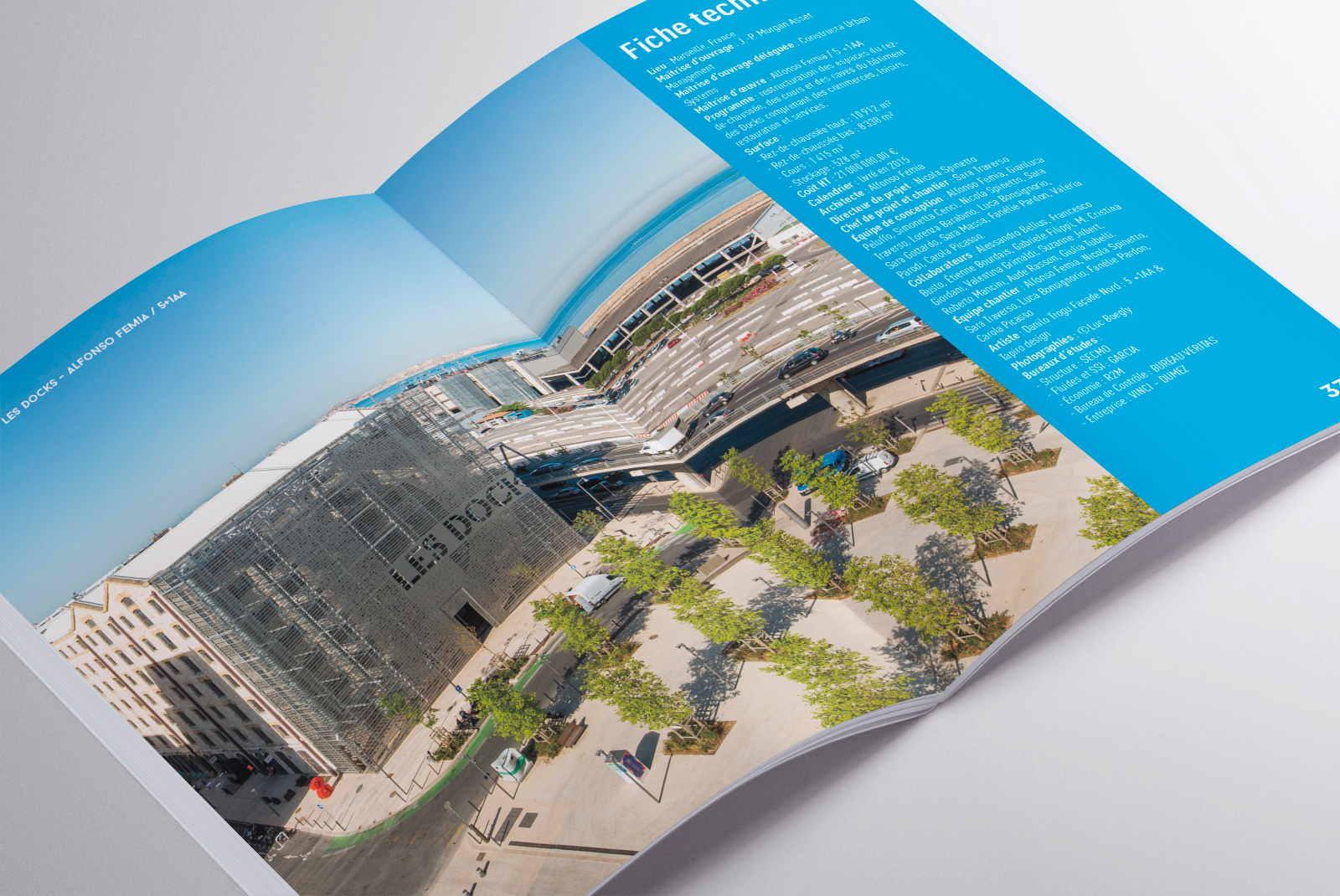Brochure A5 – présentation du deuxième lieu architectural de la visite Paris Sud Aménagement