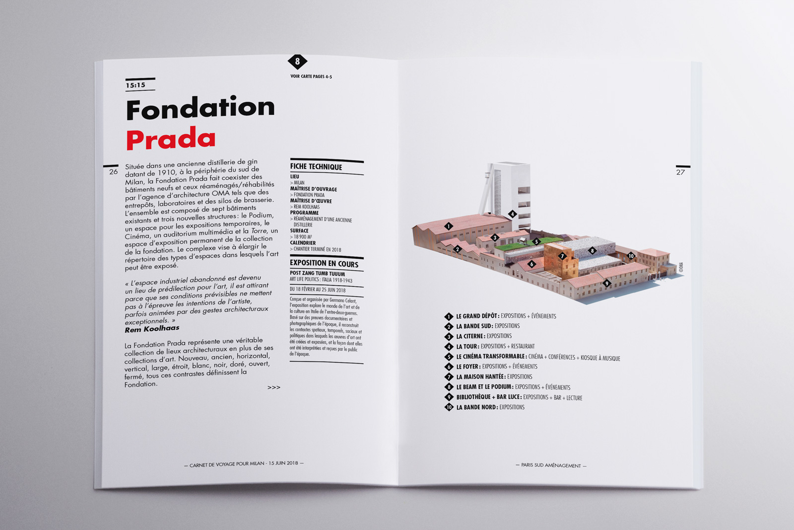 Projet Prada Milan guide d’études Paris Sud Aménagement