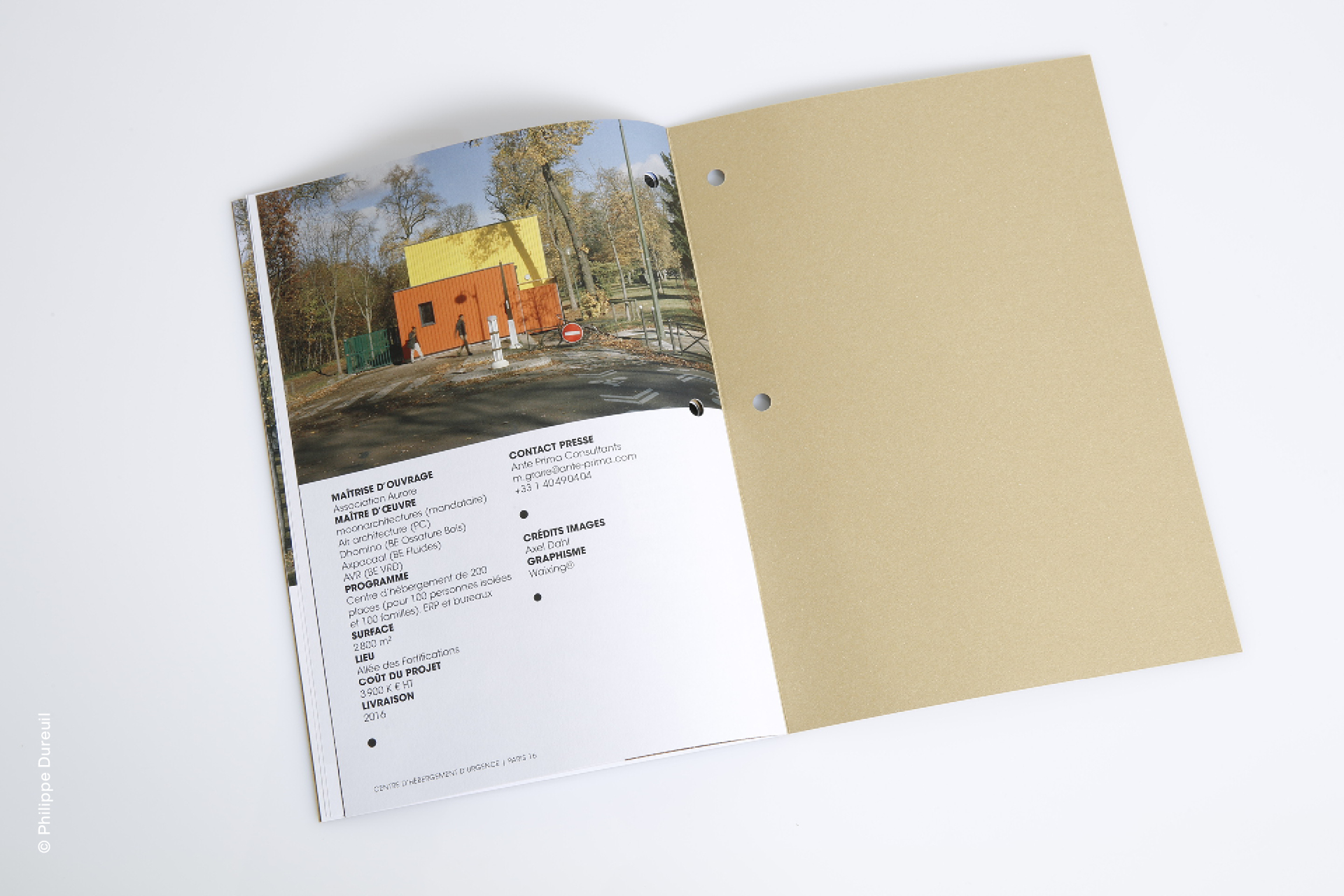 Graphisme Moon Architectures Waixing mise en page éditoriale branding architectural identité visuelle portfolio design architecture