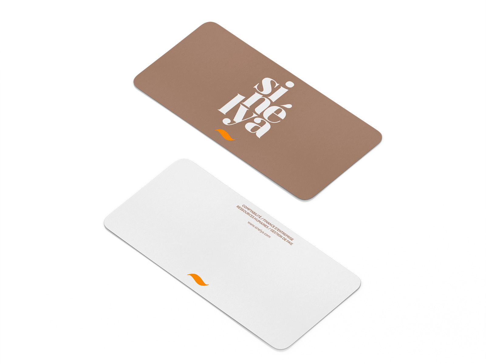 Carte de correspondance Sinelya – design graphique personnalisé