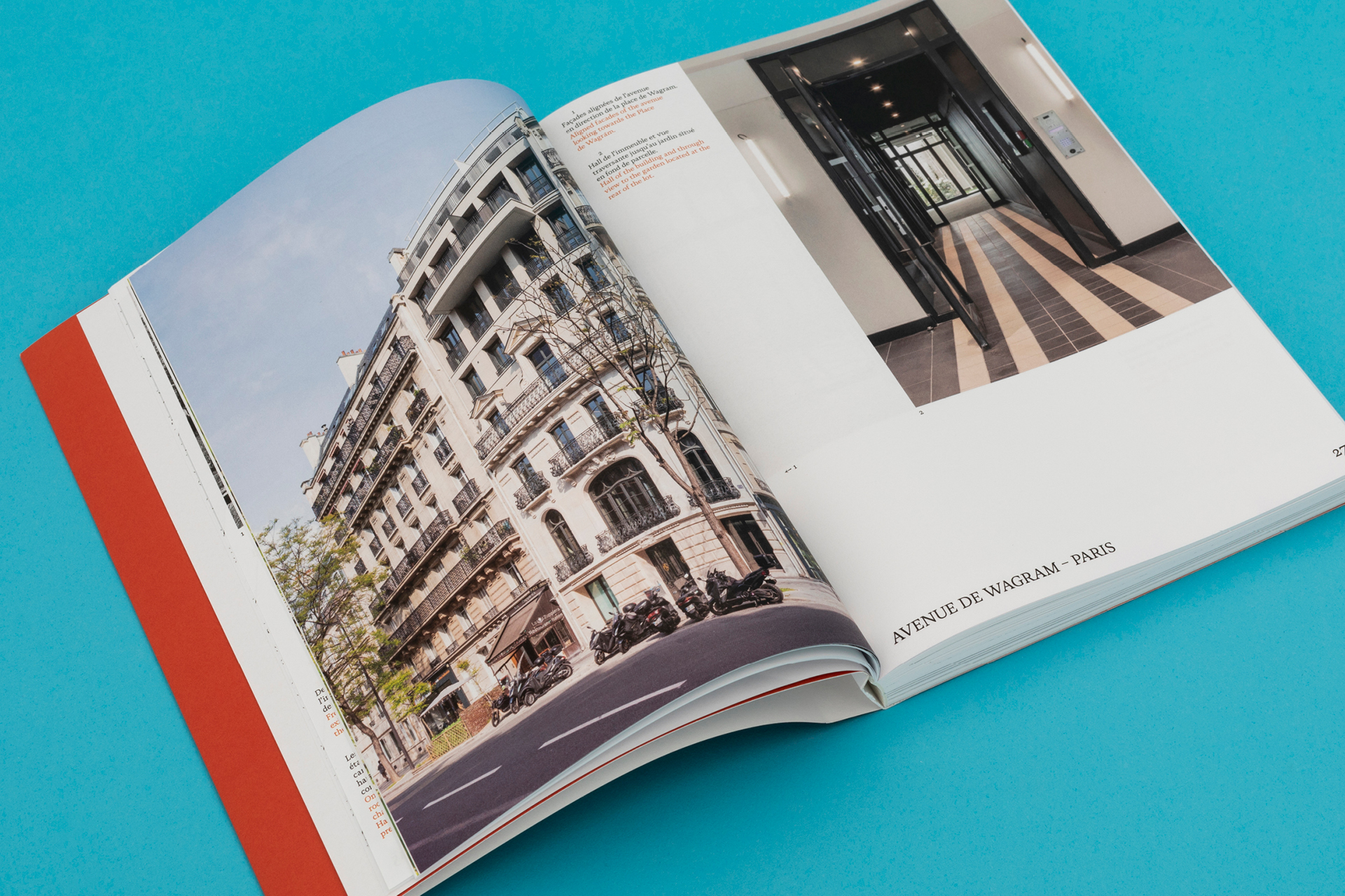 Graphisme éditorial pour livre d’architecture contemporaine, présentant les projets de l’architecte Christian Biecher avec mise en page soignée et typographie moderne